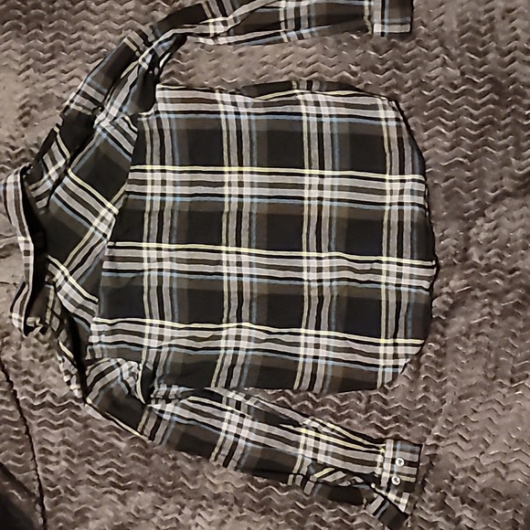 Plaid multicolored shirt, Shaun White Brand sizeL/G 12-14 - Picture 5 of 7